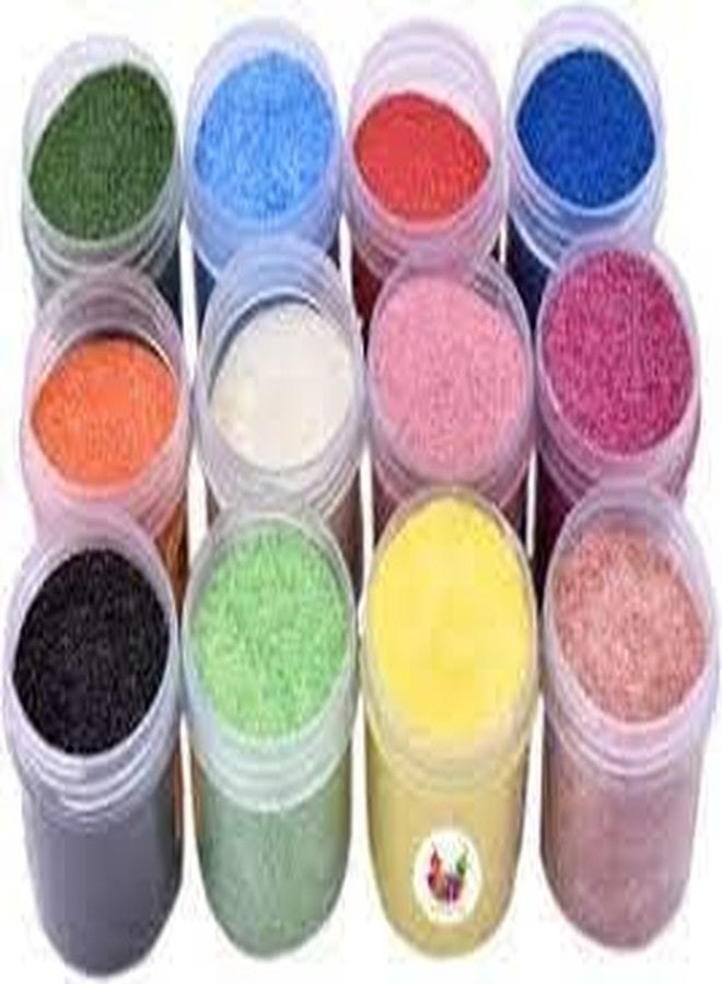 53 Arts 12 Colored Sand for Sand Art, Color Sand for Kids for Craft Sand Projects - Image 1